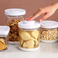 Push to Open Design Superior Glass Food Storage Container Leakproof Glass Meal Prep Containers Safe Food Containers