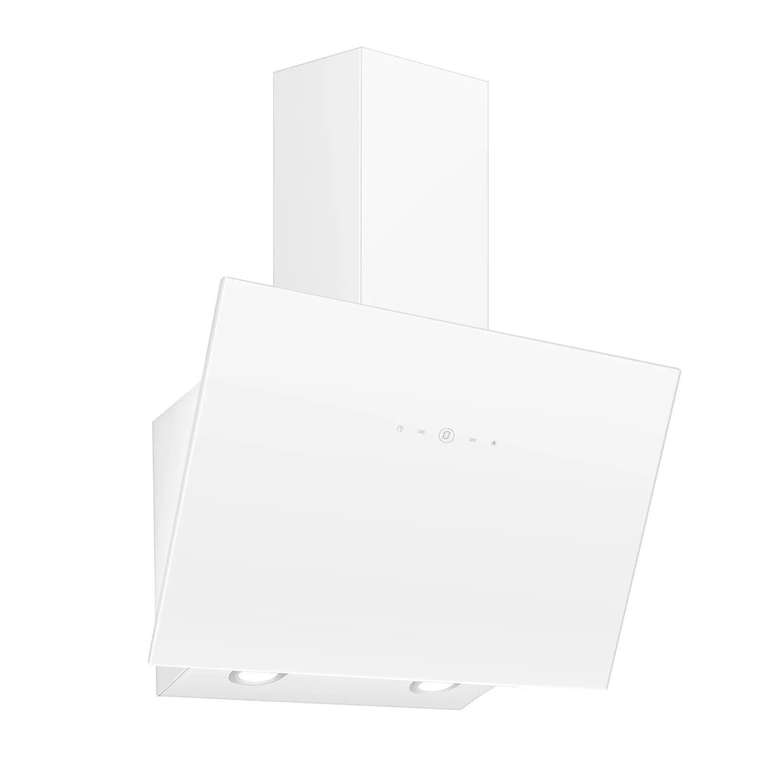 SNDOAS Cooker Hood 60cm Wall Range Hood with Strong Suction 9-Speed Touch DisplayTempered Glass Touch ControlLED