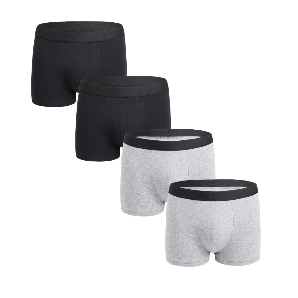 Hot Sell  Europe Size Male Underwear Panties Men Cotton Boxer Pants Breathable Men Underwear Brief