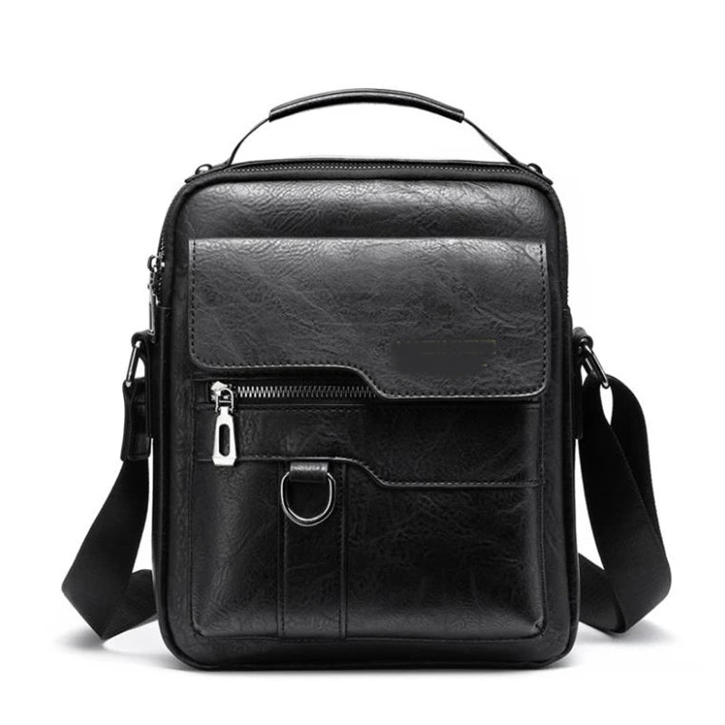 Men Messenger Bag High Quality Fashion Durable Waterproof PU Leather Shoulder Bags