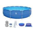 Jilong Avenli 17802EU 4.5x1.22m Above Ground Swimming Pool Set Durable PVC & Stainless Steel for Adults & Children