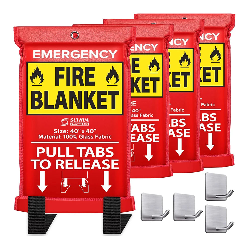 Factory Wholesale Price Premium Fire Protection Heat-Resistant Fiberglass Fire Blanket for Welding Kitchens