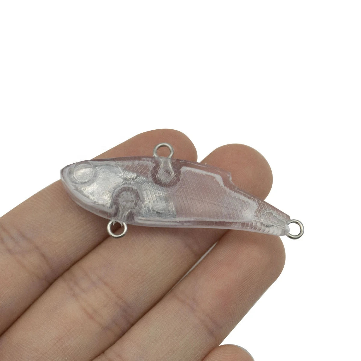 Unpainted fishing lure blank VIB bait 45MM 6G lure body sinking 8382#