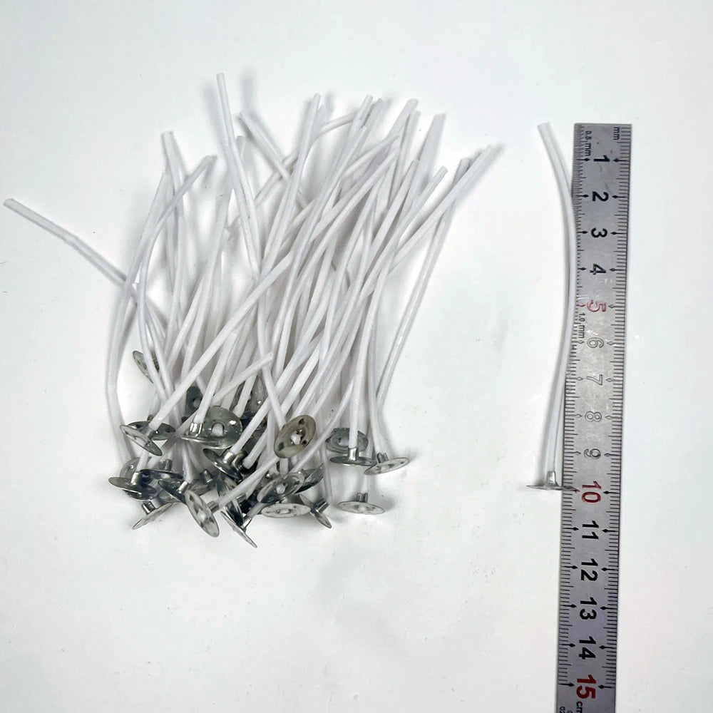 100% Cotton 21 PLY Braided Candle Wicks for Paraffin Wax Soy Beeswax Candle Making for Candle Pillars Fragrance Accessories