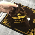 High Quality Embroidery Velvet Altar Table Cloth Cover Tarot Card Decor Divination Velvet Table Cloth Drawstring Velvet Bag