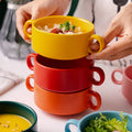 Top Seller Soup Bowl Set Ice Cream Bowls with Double Handles Wholesale at Good Price