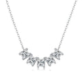 Wholesale square Design Grade D Moissanite Necklaces 925 Sterling Silver Fine Jewelry Moissanite Necklace Women