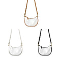 Summer Fashion Women Brand Design RIVET Square Transparent PVC Single Strap Shoulder Bag STADIUM APPROVAL