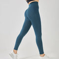 New Fashion High Waisted Yoga Leggings Solid Color Women Scrunch Butt Seamless Leggings