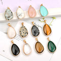 Christmas Gift Man Women Unisex Natural Crystal Charm Irregular Triangle Crystal Pendant Necklace