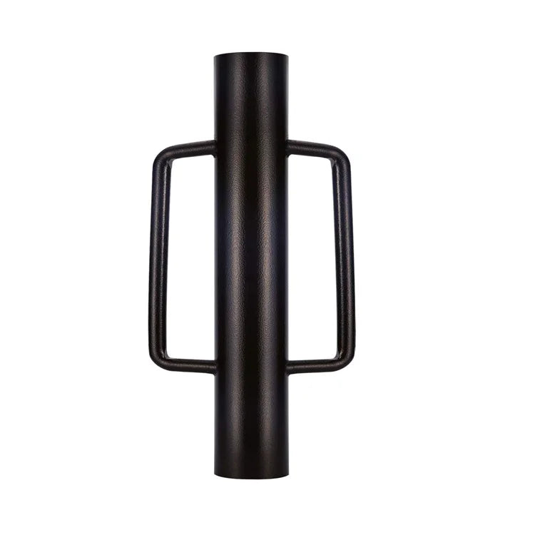 18LB Heavy Duty Hand Post Pounder Handle U Fence Post Hole Diggers 24 Inch Black Fence Post Driver Rammer