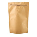 250g 100g Stand-Up Zipper Paper PE Pouch Eight Side Seal Coffee Bags with Zip for Pet Food Jelly Sushi Chewing Gum Packaging