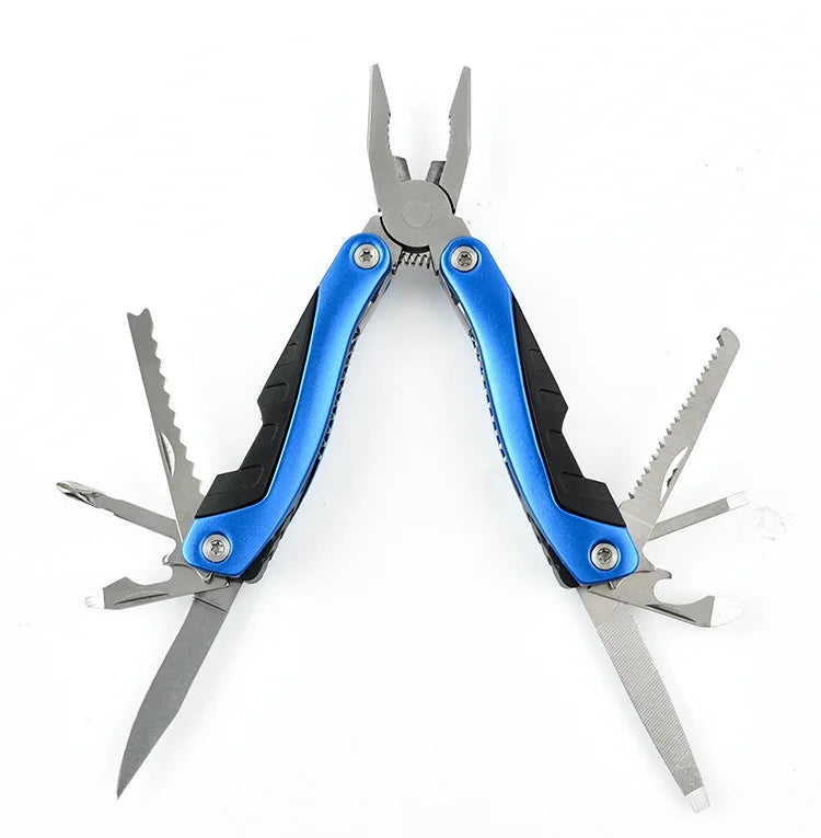 11 in 1OEM Stainless Steel Blade Camping Multi Tools Outdoor Camping Folding Multifunction Pliers