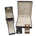 Brown High Quality PU Leather Velvet Handmade Luxury Rectangle Jewelry Packaging Box Custom Logo for Necklace Ring Earring