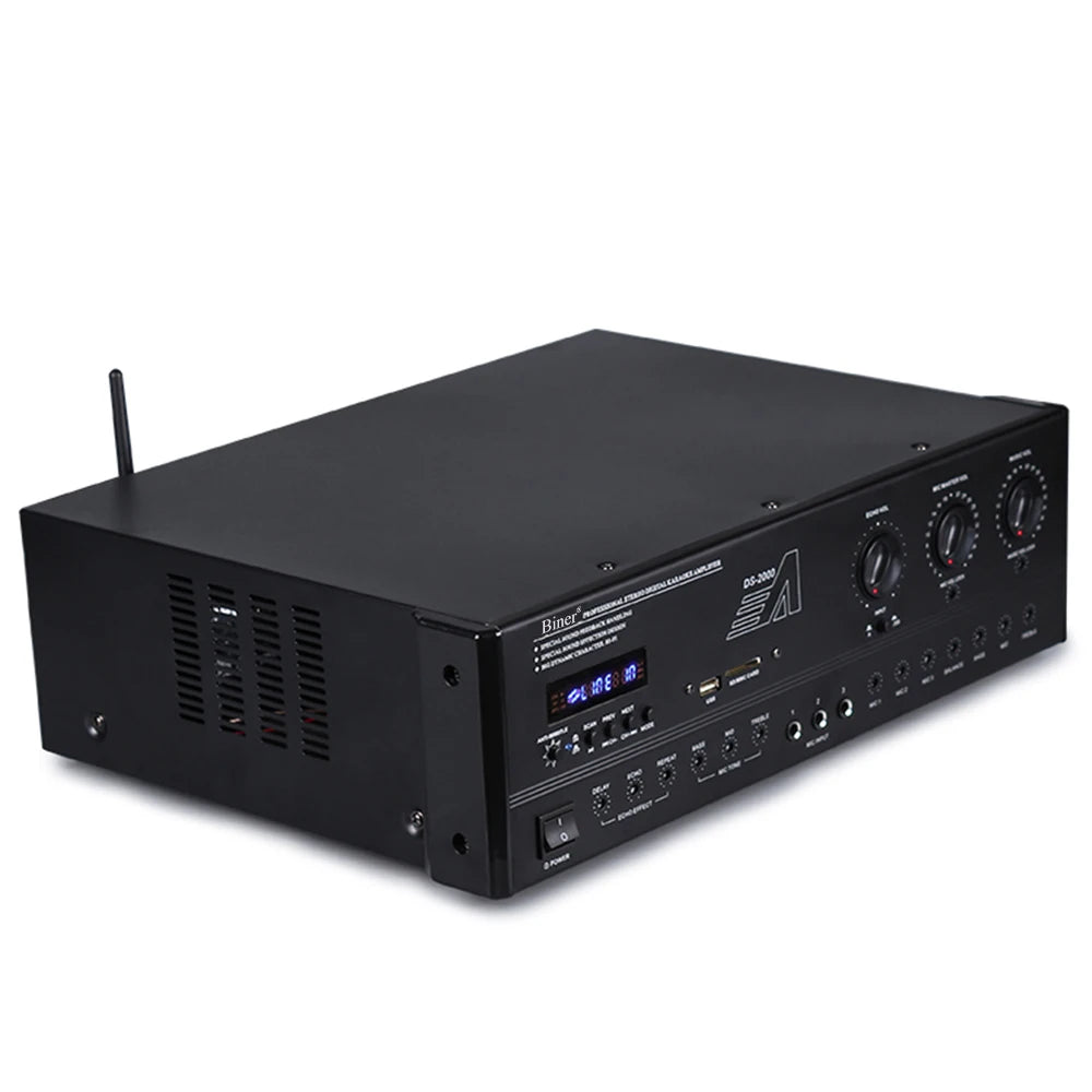 Depusheng  DS2000 200W*2  Audio Power Amplifier Professional Power Amplifier for Conference Home Theater