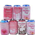 Premium Neoprene Collapsible Foam Custom Logo Can Cooler Bag Foldable Wedding Slim Beer Bamboo Can Cooler Sleeve
