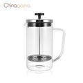 1000ml Antique Unique Large Borosilicate Double Wall Glass Coffee Pots Maker French Coffee Press