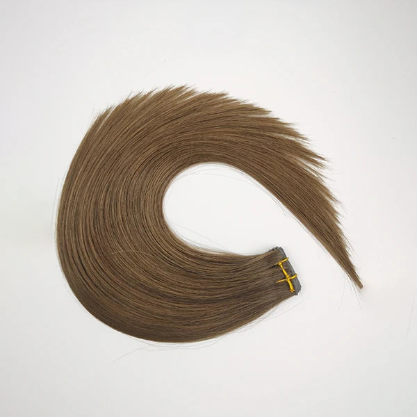 Hot Sale Bulk for Genius Weft Virgin Human Hair Extensions Straight Cuticle-Aligned Remy Hair Dyed Invisible Thin Weft