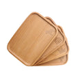 Home Decoration Cypress Tray Tea Tray Wooden Candy Storage Board Dining Room Wooden Handicrafts