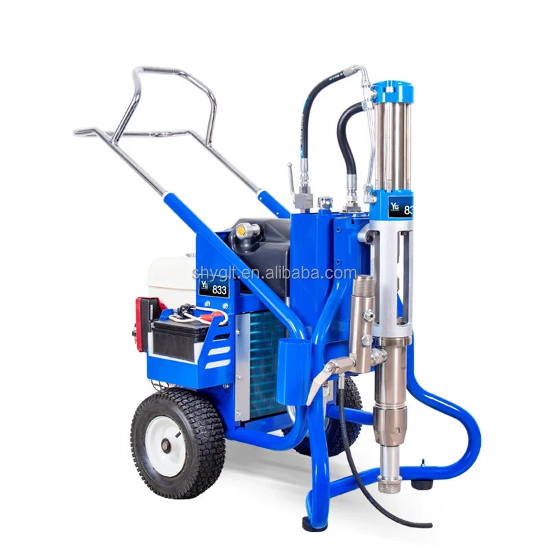 Roof Acrylic Polyurethane Waterproofing Coating for Walls Putty Filling Machine High Pressure Putty Airless Spraying Machine