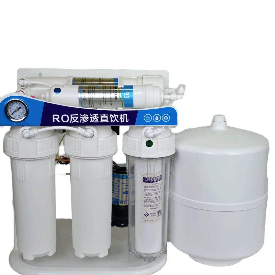 5 Stage 75G Reverse Osmosis Water Purifier 10 Inch Self-Cleaning RO Water Purification Filter Housing  for Under Sink Use
