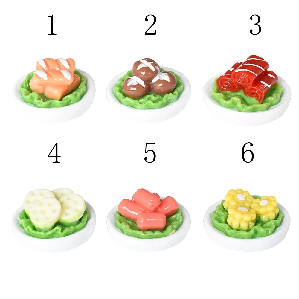 Wholesale Simulated Vegetable Flat Back Resin Cabochon Miniature Kitchen Food Charm for DIY Scrapbook Phone Shell