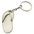 Promotional Custom Logo Cartoon Key Chain Metal Design 3D Mini Cleat Slippers Shoes Shape Keychains Laser Engraving Logo