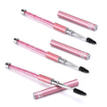Pink Rhinestone Diamond Tube Eyelash Spoolies Brushes Lash Applicator Disposable Mascara Wand Eyelash Brush