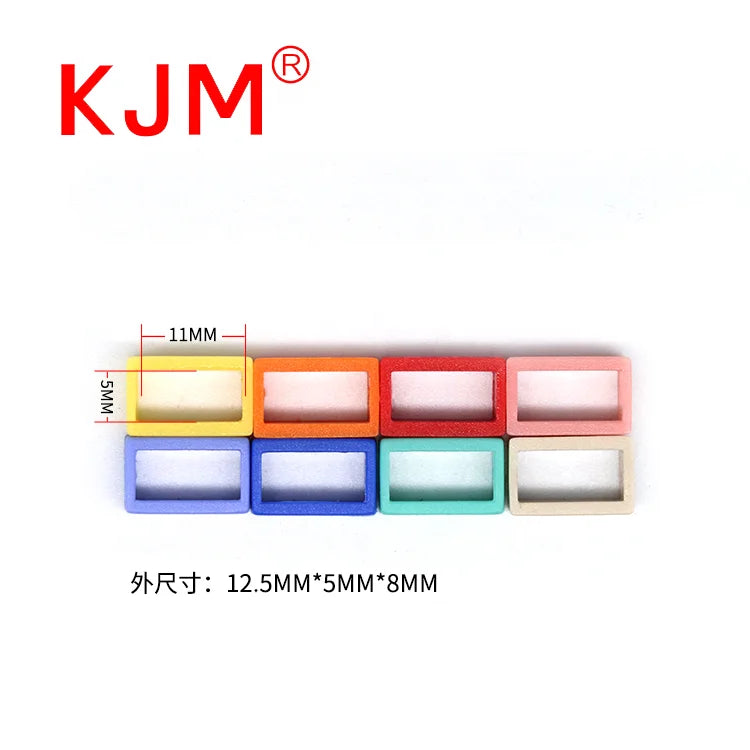 China Factory OEM Pet Accessories POM Plastic Belt Loop Buckle Keeper for Strap Pet Collar