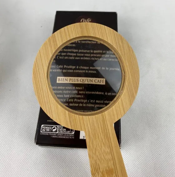 Wholesale Custom Logo Bamboo Handle Magnifying Glass Wood Material for Thanksgiving Occasions