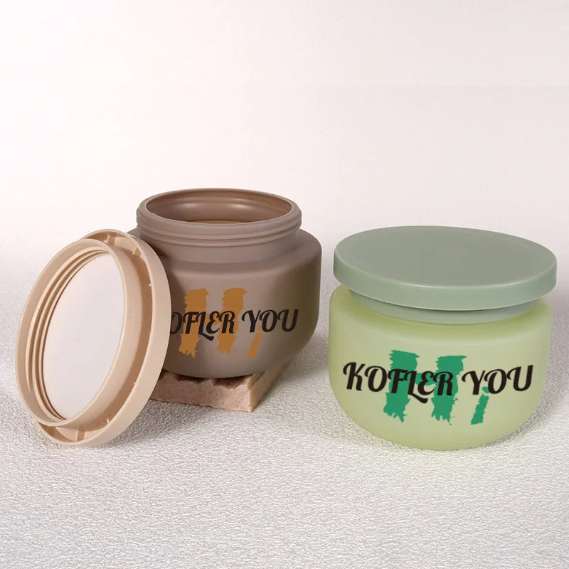 250ml Large Capacity PE Scrub Mask Body Cream Face Cream Lotion Hand Cream Mask Hair Mask Plastic Jar