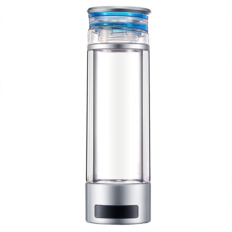 Intelligent 9000ppb Molecular Hydrogen Water Bottle SPE PEM Maker for Office Sport Travel Car Use