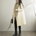 Liu Ming Clearance Sales Autumn Winter Korean 2024 Women s Loose Warm Cotton Lady Mid Length Long Trench Coats