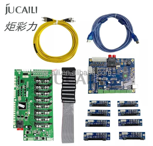 Jucaili UMC Board Kit for Konica 512i Printhead 8 Heads Board for Infiniti Myjet Yaselan Allwin Inkjet Printer KM512i 8H