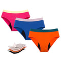 Wholesale Young Girls Cotton Leak Proof Period Panties Teenager Absorbent Menstrual Underwear Briefs Dropshipping