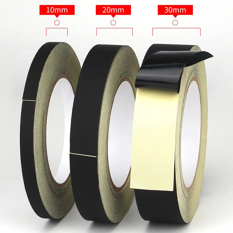 High Adhesive 25mm Black Sticker Custom Cellulose Acrylic Brown Acetate Tape Fabric Single-Sided Masking Paper for Use
