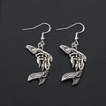 Fashionable and Unique Celtic Fish Earrings for Women Daily Clothing Paired with Jewelry Accessories Dropped Earrings