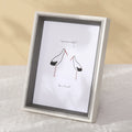 Customized Turquoise White Plastic Wood Picture Frame Display Multi-sized Photo Frames for Home Decoration with Paper Wrap