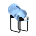 Sturdy Standing Type Metal Stacking Foldable Black 5 Gallon Water Bottle Storage Rack Holder for Kitchen Use