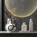 Flolenco Handpainting Ceramic Vase Home Decor Interior Table Livingt Room Decoration Ceramic Flower Vases