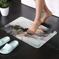 Super Absorbent Floor Mat Non Slip Soft Wrinkle Marble Free Bathroom Floor Rugs