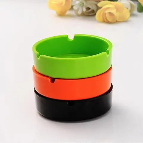 Color Melamine Ashtray Round Plastic Smoke Cup bar  Ash Cup Internet Cafe Ashtray