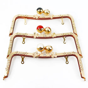 Deepeel HD042 23.5cm Handbag Accessories Buckles Lock Kiss Clasp Clutch Bag Frame
