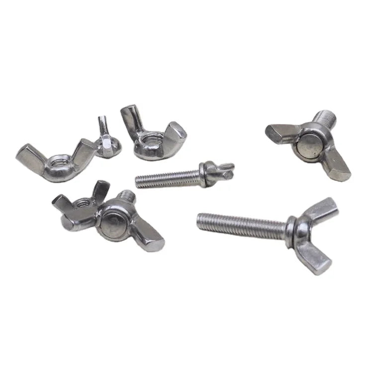 Wholesale A2-70/A2-80 304 316 Stainless Steel Thumb Bolt M3 M4 M5 M6 M8 M10 M12 M16 M24 Butterfly Screw DIN316 Wing Bolts