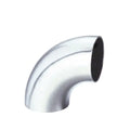 Sanitary Stainless Steel SS304 SS316L Sanitary Pipe Fitting 90 Degree Welded Elbow Bend
