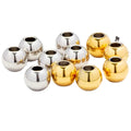 FASHION Hot Sale DIY Round Stainless Steel Big Hole Round Spacer Bead Jewelry Finding Beads for Jewelry Making
