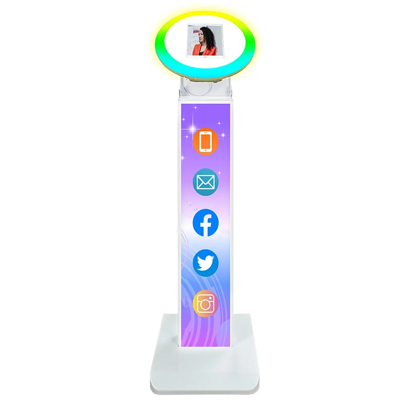 Height and Brightness Adjustable Ipad Photo Booth Fast Delivery Time Photo Booth Shell 10.2'' 11'' and 12.9''ch