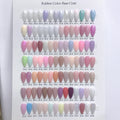 High Quality Rubber Base Gel Color Base Coat Glitter Rubber Gel 98 Colors Collection 12 ml OEM Private Label Custom