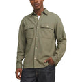 Men's Comfortable Fit Oversized Shacket Long Sleeve Button Closure Shirts for Men