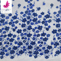 2022 Lace Royal Blue African Wedding Lace Sequence Fabric Sparkle Beaded Wedding Dresses HY1733